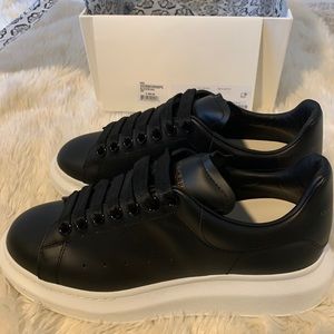 Alexander McQueen Oversized Leather Sneakers